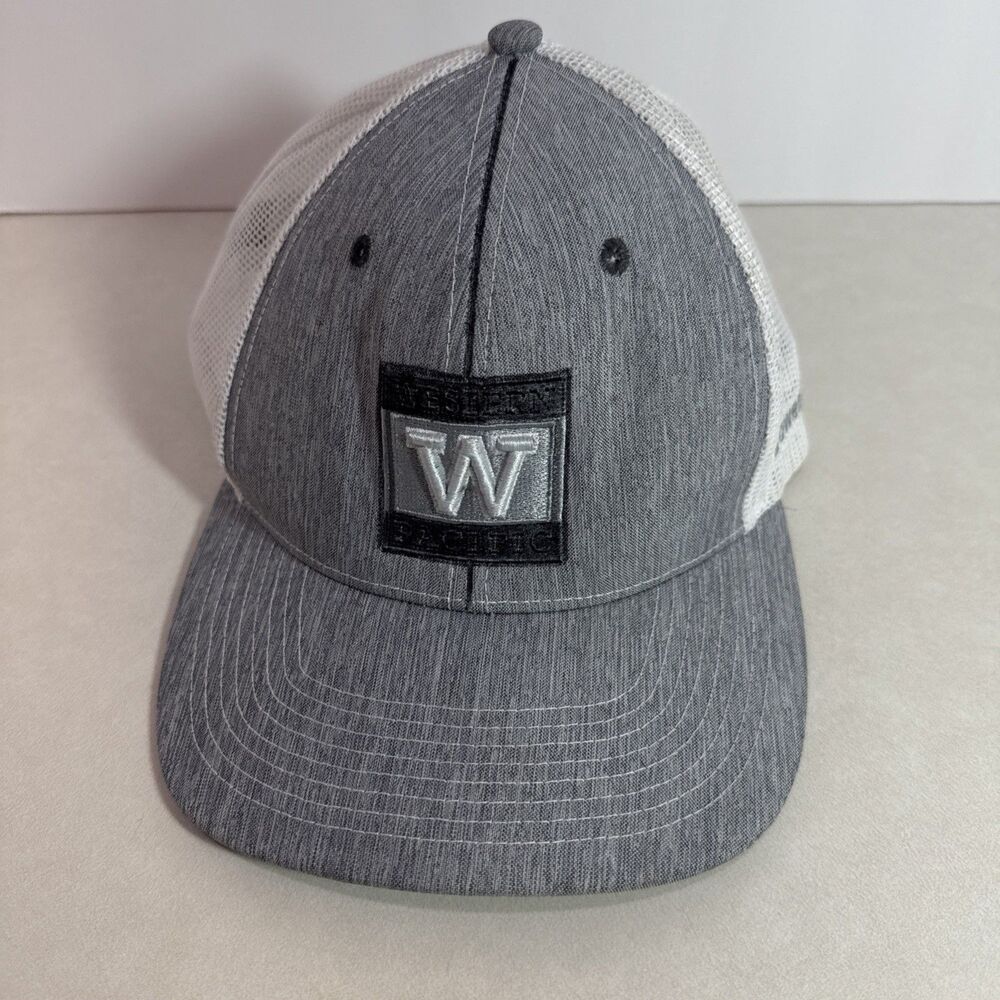 Pacific University Oregon Grey Embroidered Adjustable Hat Cap